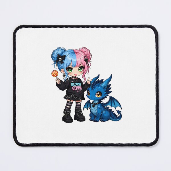 Item preview, Gloomy Gemma Pastel Goth Chibi Sticker - Lollipop Edition designed and sold by ArtisticDesignsbyLinda.