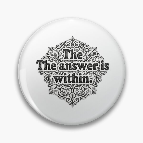 Item preview, The Answer Is Within Minimalist Typography Quote | Self Discovery & Mindset Design designed and sold by THE JAVE STUDIOS.