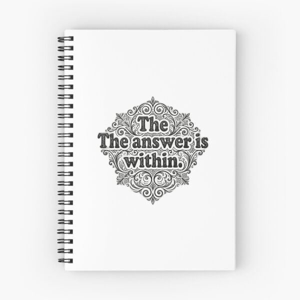 Item preview, The Answer Is Within Minimalist Typography Quote | Self Discovery & Mindset Design designed and sold by THE JAVE STUDIOS.