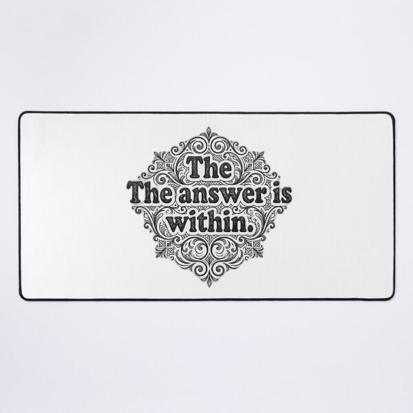 Item preview, The Answer Is Within Minimalist Typography Quote | Self Discovery & Mindset Design designed and sold by THE JAVE STUDIOS.