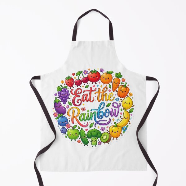 Item preview, Eat the Rainbow Cute Kawaii Fruits and Vegetables Sticker | Healthy Food Cartoon | Colorful Vegan Design designed and sold by Bhaskar Digital Art.