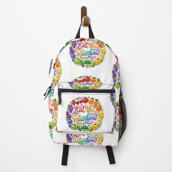 Item preview, Eat the Rainbow Cute Kawaii Fruits and Vegetables Sticker | Healthy Food Cartoon | Colorful Vegan Design designed and sold by Bhaskar Digital Art.