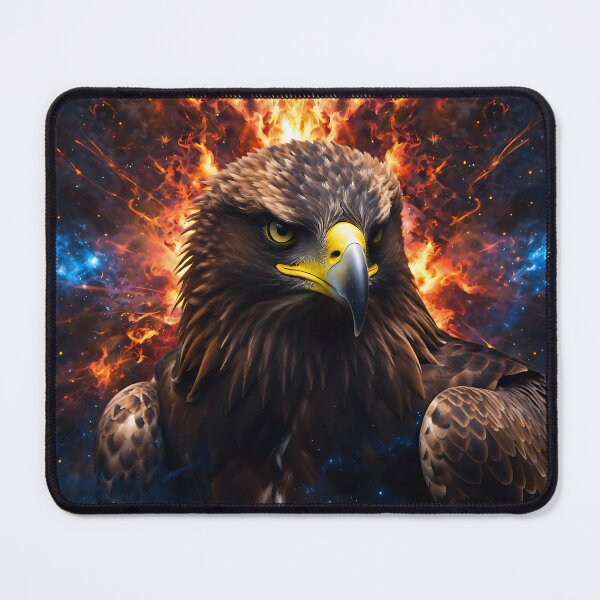 Item preview, Cosmic Phoenix Eagle – Fiery Celestial Raptor Digital Art designed and sold by TajSprinklz.