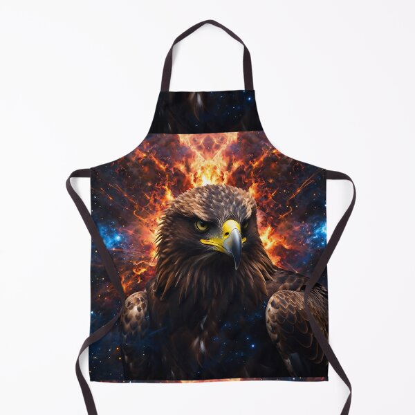 Item preview, Cosmic Phoenix Eagle – Fiery Celestial Raptor Digital Art designed and sold by TajSprinklz.