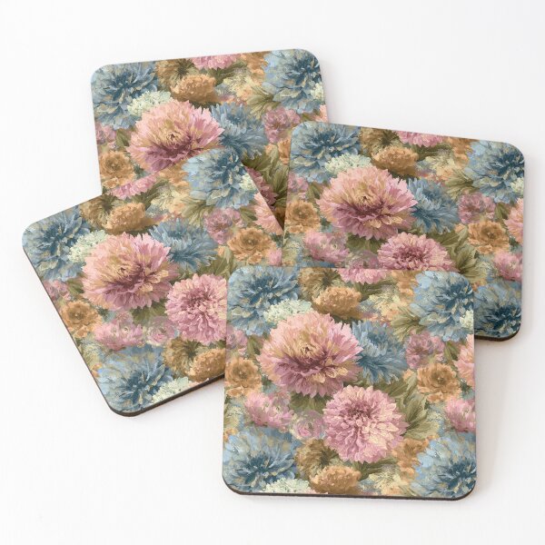 Item preview, Stunning Dahlias Print  - Flower Garden Pattern  - Best Friend Gifts designed and sold by RoyalStarsPatts.