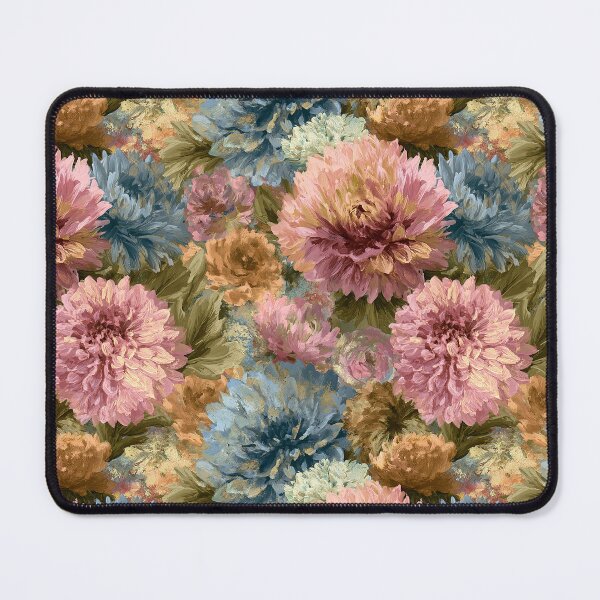 Item preview, Stunning Dahlias Print - Flower Garden Pattern - Best Friend Gifts designed and sold by RoyalStarsPatts.
