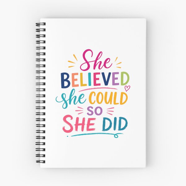 Item preview, She Believed She Could So She Did Motivational Inspirational Women Empowerment designed and sold by HumansStuck12.
