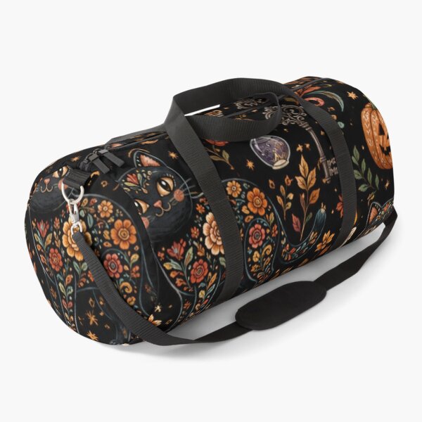 Item preview, Spooky Black Cat Pumpkin Pattern designed and sold by Iampoji.