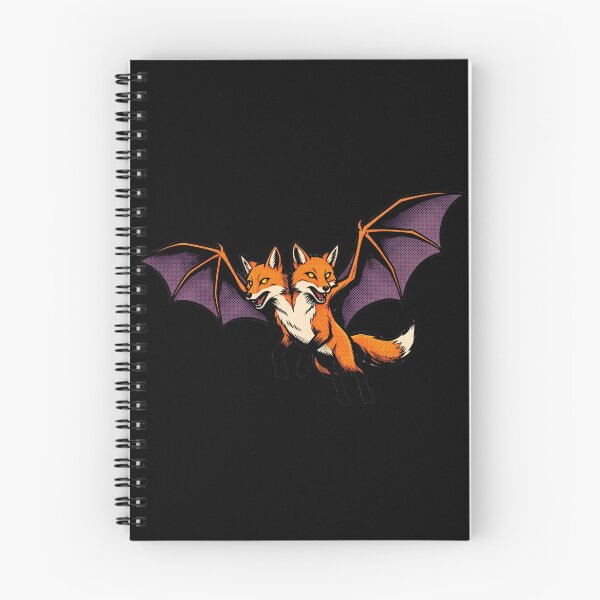 Item preview, Two-Headed Flying Fox Bat Horror Pop Art designed and sold by redsharkuk.