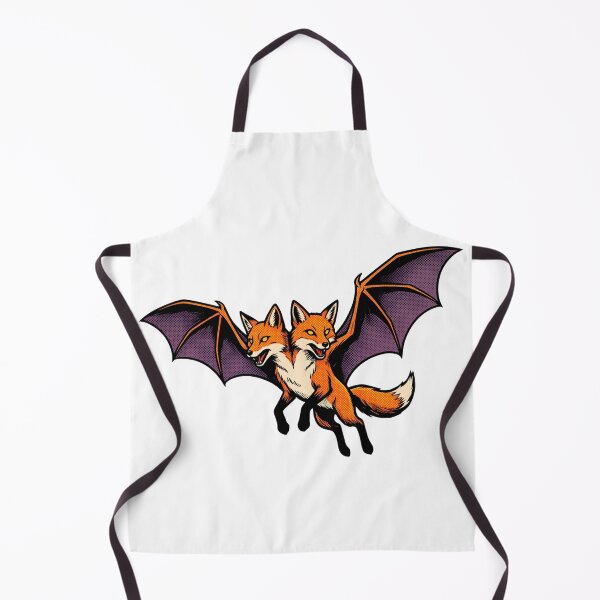 Item preview, Two-Headed Flying Fox Bat Horror Pop Art designed and sold by redsharkuk.