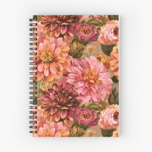 Item preview, Vibrant Dahlias Flower  - Flower Bouquet Pattern  - Best Gifts For Men designed and sold by RoyalStarsPatts.