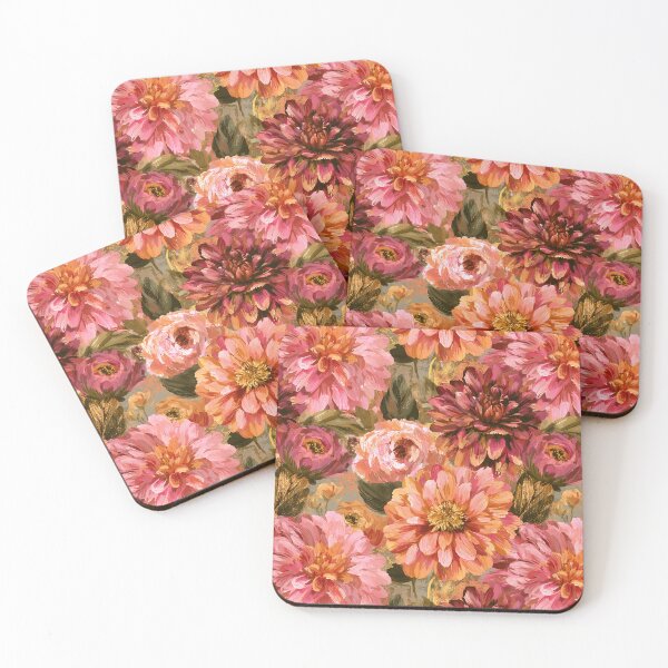 Item preview, Vibrant Dahlias Flower  - Flower Bouquet Pattern  - Best Gifts For Men designed and sold by RoyalStarsPatts.