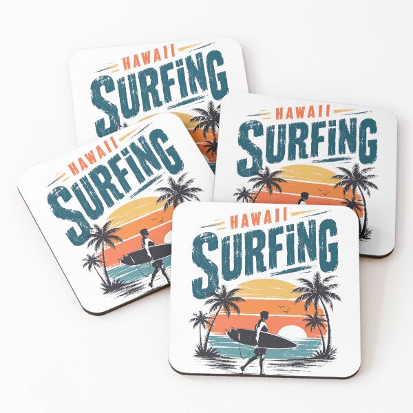 Item preview, Hawaii Surfing Vacation Surfer Beach Lover Ocean Waves designed and sold by HumansStuck12.