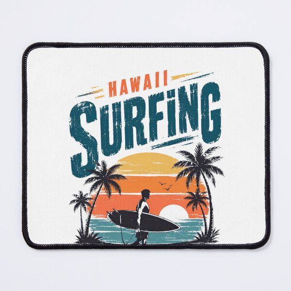 Item preview, Hawaii Surfing Vacation Surfer Beach Lover Ocean Waves designed and sold by HumansStuck12.