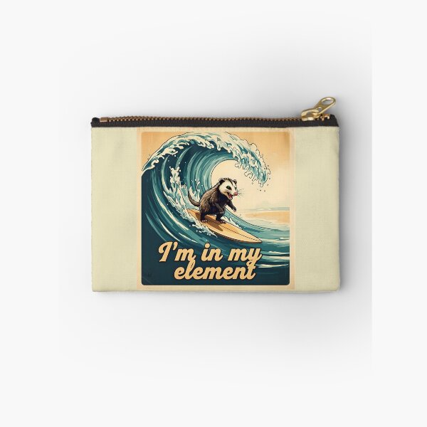 Item preview, I'm in my element - Opossum on the surfboard designed and sold by ParadoxParadox.
