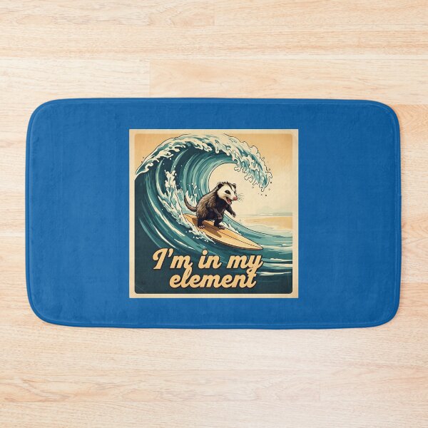 Item preview, I'm in my element - Opossum on the surfboard designed and sold by ParadoxParadox.