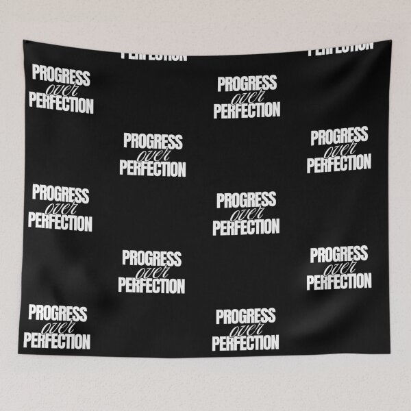 Item preview, Progress Over Perfection | Motivational Quote Progression Gifts designed and sold by BrokenLabel.