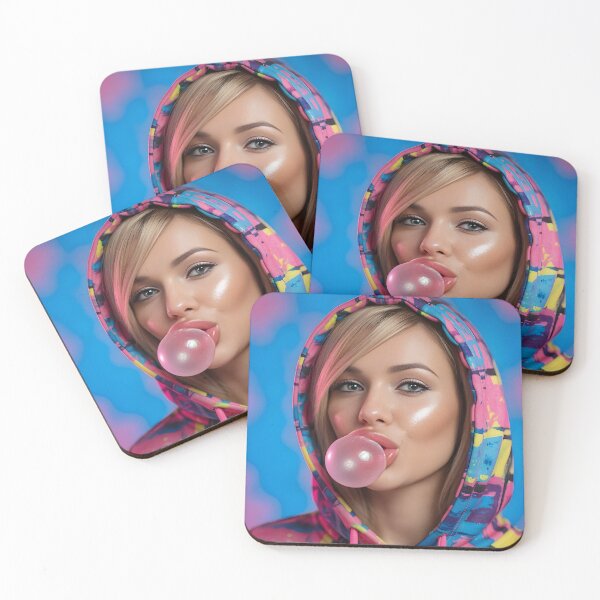 Item preview, Colorful Bubblegum Pop Art girl designed and sold by Sofiko Morena.