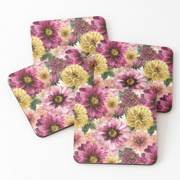 Item preview, Ornamental Dahlias Print - Flower Floral Pattern  - Best Gifts For Women designed and sold by RoyalStarsPatts.