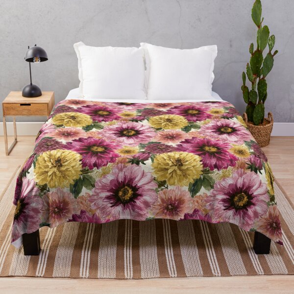 Item preview, Ornamental Dahlias Print - Flower Floral Pattern - Best Gifts For Women designed and sold by RoyalStarsPatts.