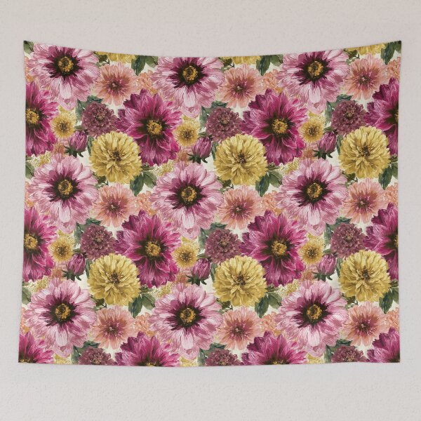 Item preview, Ornamental Dahlias Print - Flower Floral Pattern  - Best Gifts For Women designed and sold by RoyalStarsPatts.
