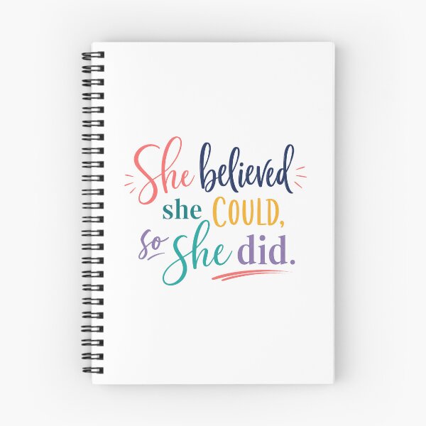 Item preview, She Believed She Could, So She Did Motivational Quote Women Empowerment designed and sold by HumansStuck12.