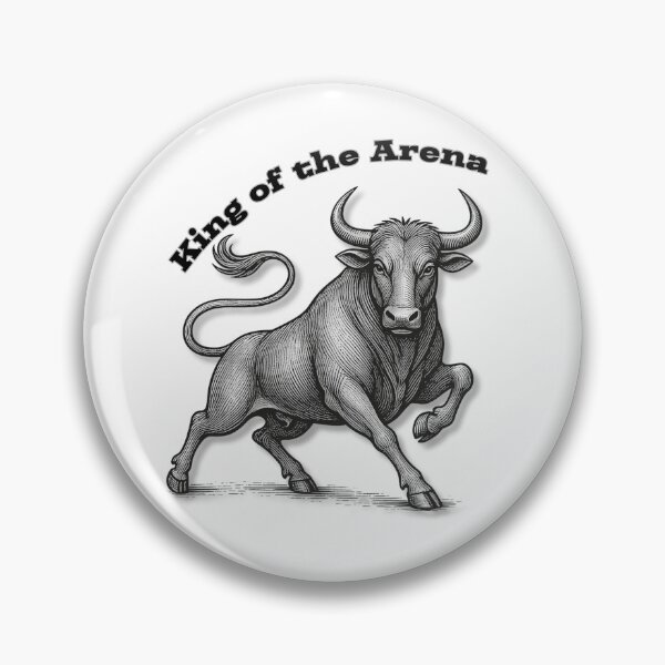 Item preview, King of the Arena - Vintage Bull Riding Design designed and sold by Art89-T-Shirts.