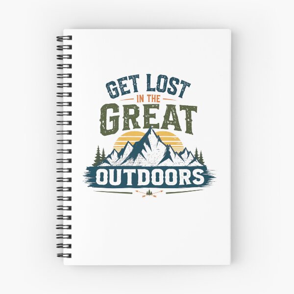 Item preview, Get Lost In The Great Outdoors Mountain Hiking Camping Adventure Lover designed and sold by HumansStuck12.