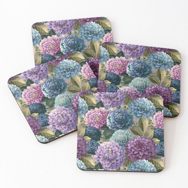 Item preview, Trendy Dahlias - Tropical Flower Pattern  - Best Gifts For Mom designed and sold by RoyalStarsPatts.