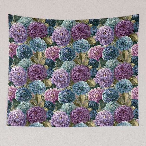 Item preview, Trendy Dahlias - Tropical Flower Pattern  - Best Gifts For Mom designed and sold by RoyalStarsPatts.