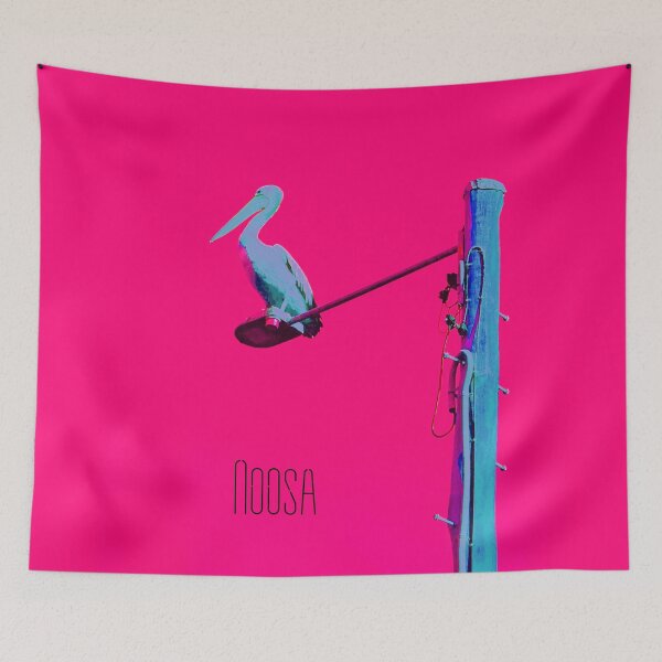 Item preview, Noosa Pelican perched on lamp post. designed and sold by Geomattric.