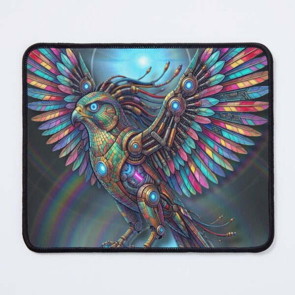 Item preview,  Futuristic Glass Mecha Bird Art designed and sold by unboxedbyJuls.