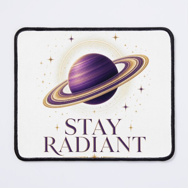 Item preview, STAY RADIANT Saturn Planet | Celestial Aesthetic Space Design designed and sold by Ahmed Nedji.