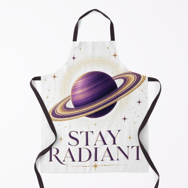 Item preview, STAY RADIANT Saturn Planet | Celestial Aesthetic Space Design designed and sold by Ahmed Nedji.