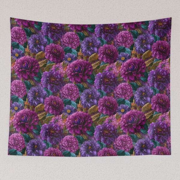 Item preview, Unique Dahlias  - Flower Bouquet Pattern  - Best Gifts For Dad designed and sold by RoyalStarsPatts.
