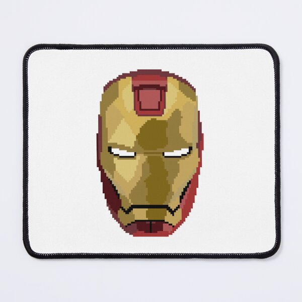 Item preview, Pixel Art Iron Man Mask designed and sold by FancyOwlDesigns.