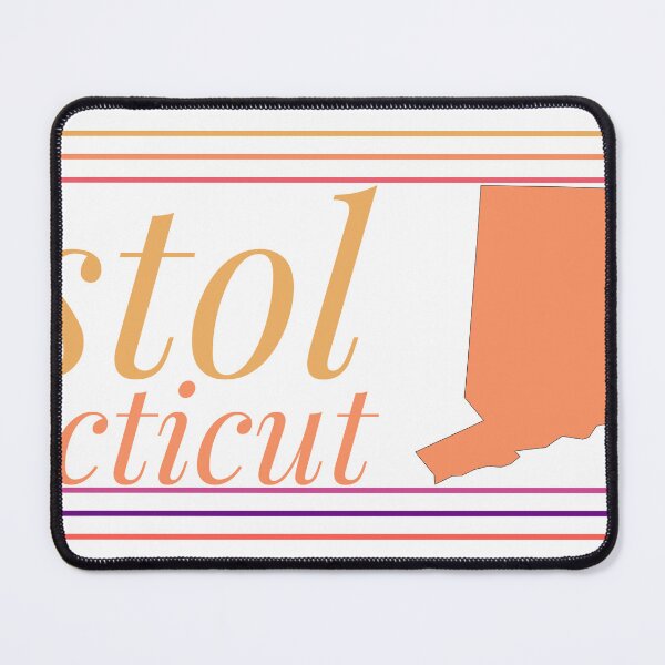 Item preview, Bristol Connecticut City Marked On Map designed and sold by TheIconSmith.