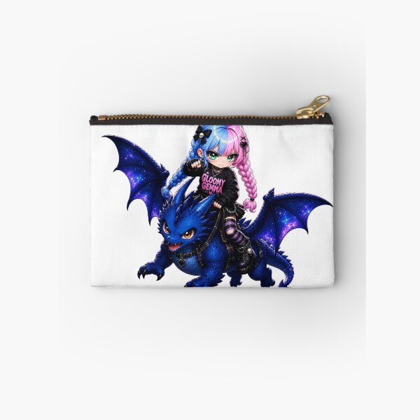 Item preview, Gloomy Gemma Cosmic Dragon Rider Sticker designed and sold by ArtisticDesignsbyLinda.