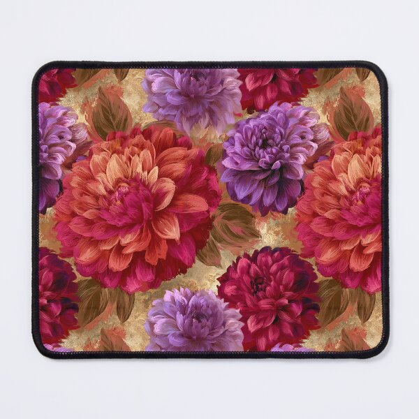 Item preview, Artistic Dahlias Flower - Birthday Flower Pattern - Birthday Gift Ideas designed and sold by RoyalStarsPatts.