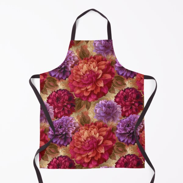 Item preview, Artistic Dahlias Flower - Birthday Flower Pattern - Birthday Gift Ideas designed and sold by RoyalStarsPatts.