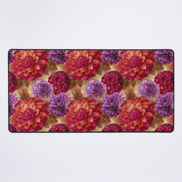 Item preview, Artistic Dahlias Flower - Birthday Flower Pattern - Birthday Gift Ideas designed and sold by RoyalStarsPatts.