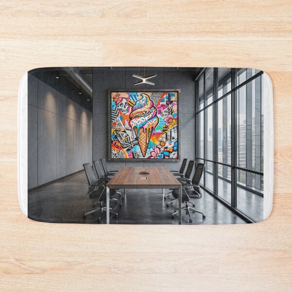 Item preview, Framed Pop Art Ice Cream Cone Corporate Board Room designed and sold by Home Decor Art.