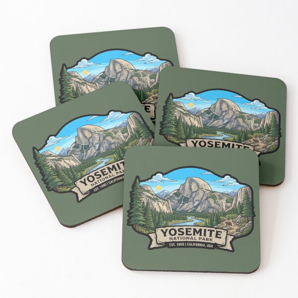 Item preview, Yosemite National Park California USA - Travel art designed and sold by RetroPrintsUS.