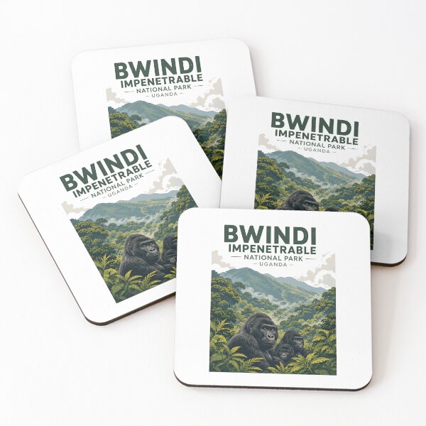 Item preview, Bwindi Impenetrable National Park Uganda Gorilla Family Wildlife Safari designed and sold by HumansStuck12.