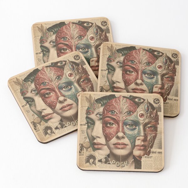Item preview, Surreal Masked Identity Collage designed and sold by FotoworldEdel.