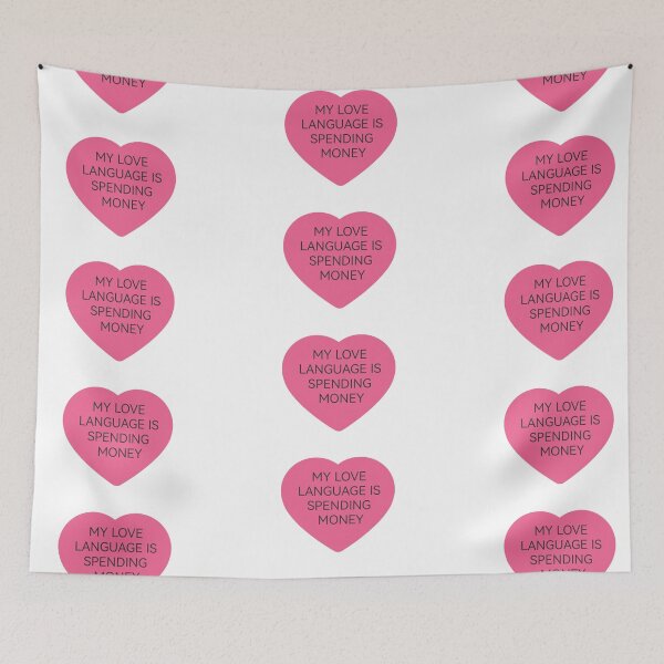Item preview, my love LANGUAGE IS SPENDING money  designed and sold by Kasia1987t.