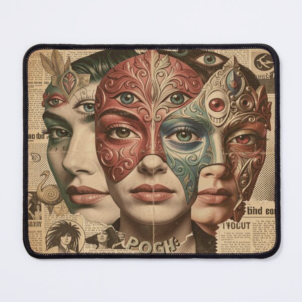 Item preview, Surreal Masked Identity Collage designed and sold by FotoworldEdel.