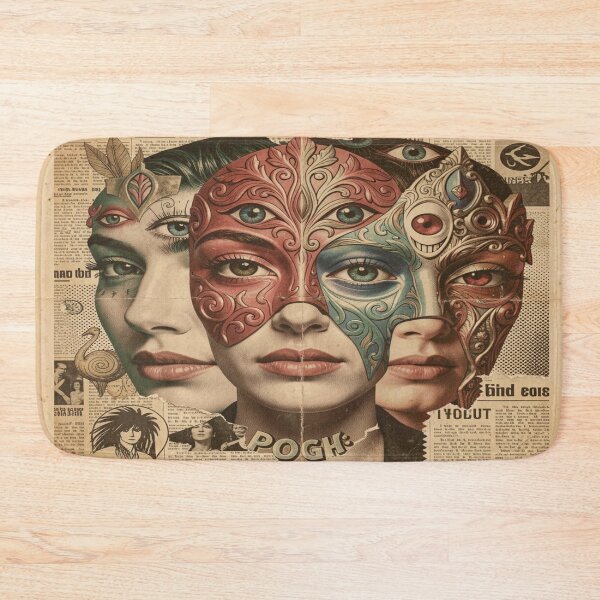 Item preview, Surreal Masked Identity Collage designed and sold by FotoworldEdel.