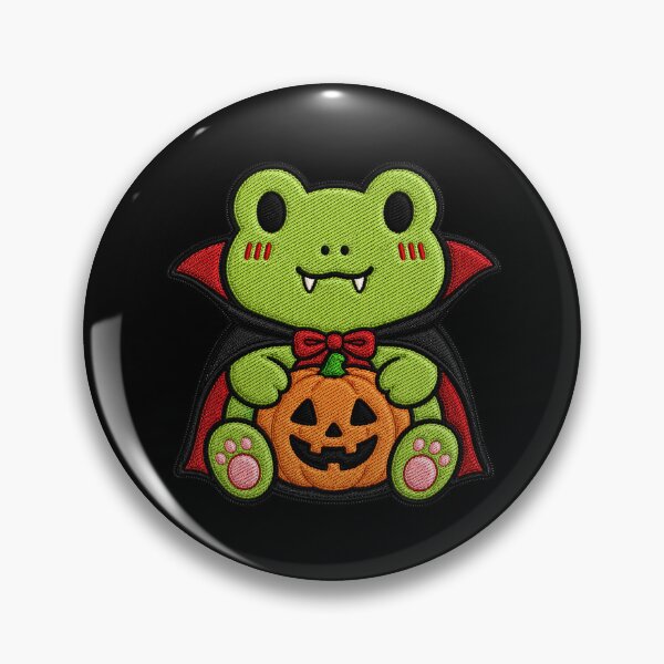 Item preview, Vampire Frog Hugging Jack O'Lantern designed and sold by ColorSplash123.