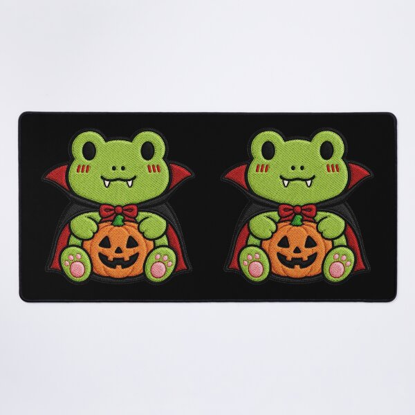 Item preview, Vampire Frog Hugging Jack O'Lantern designed and sold by ColorSplash123.